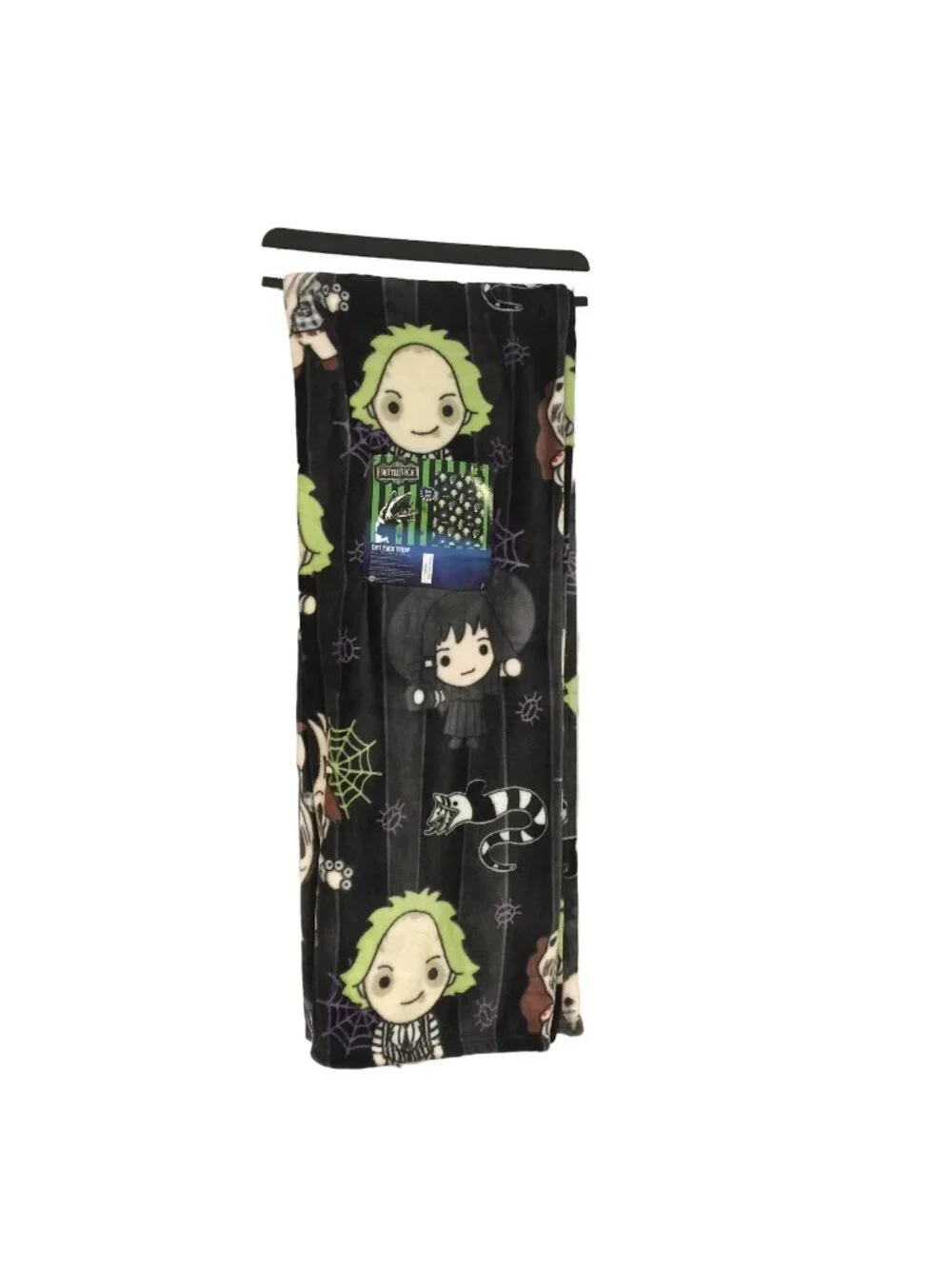 Beetlejuice Lydia Sandworm Adam Barbara Plush Throw 50